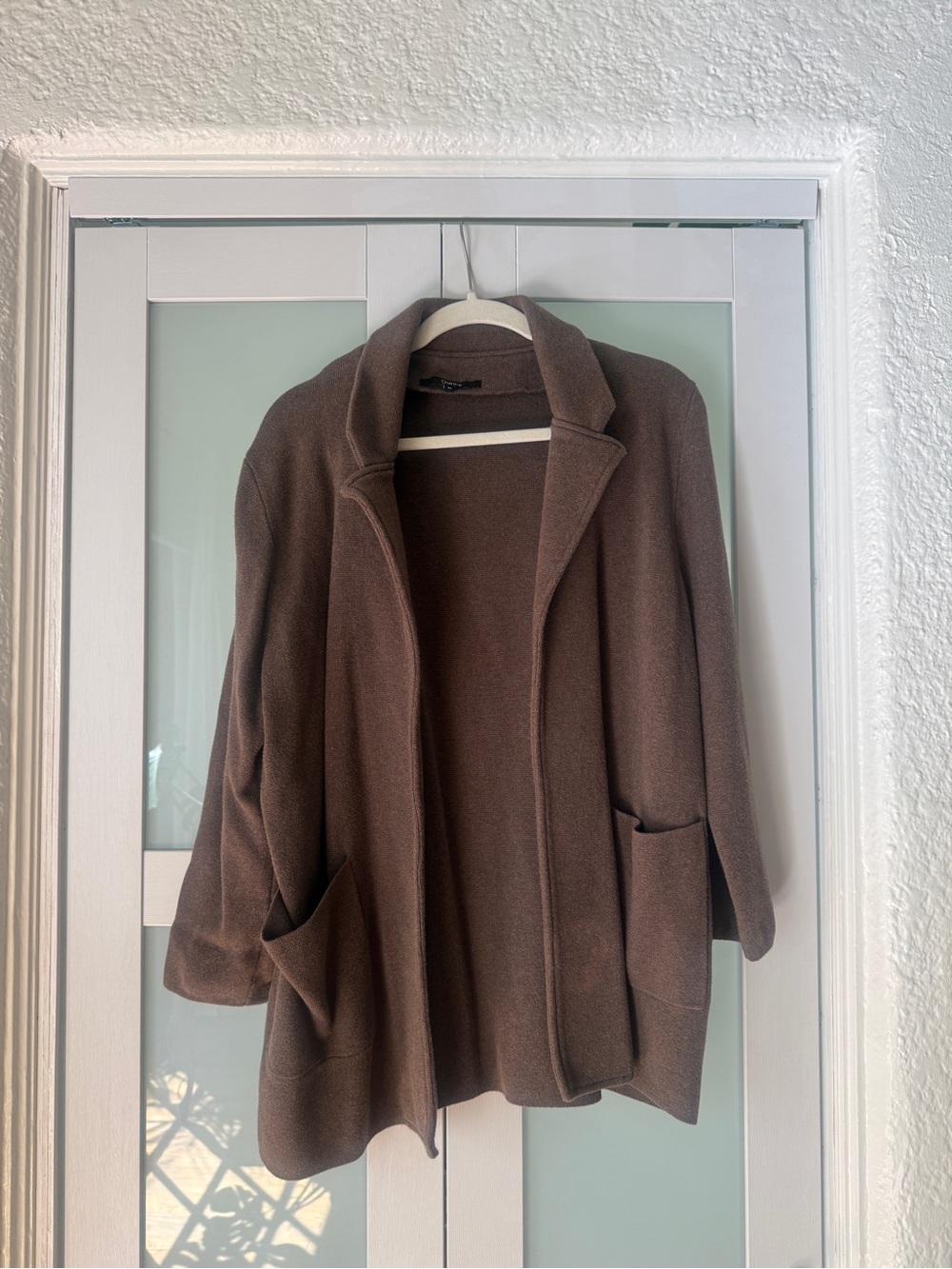 Quince 100% Organic Cotton Knit Blazer